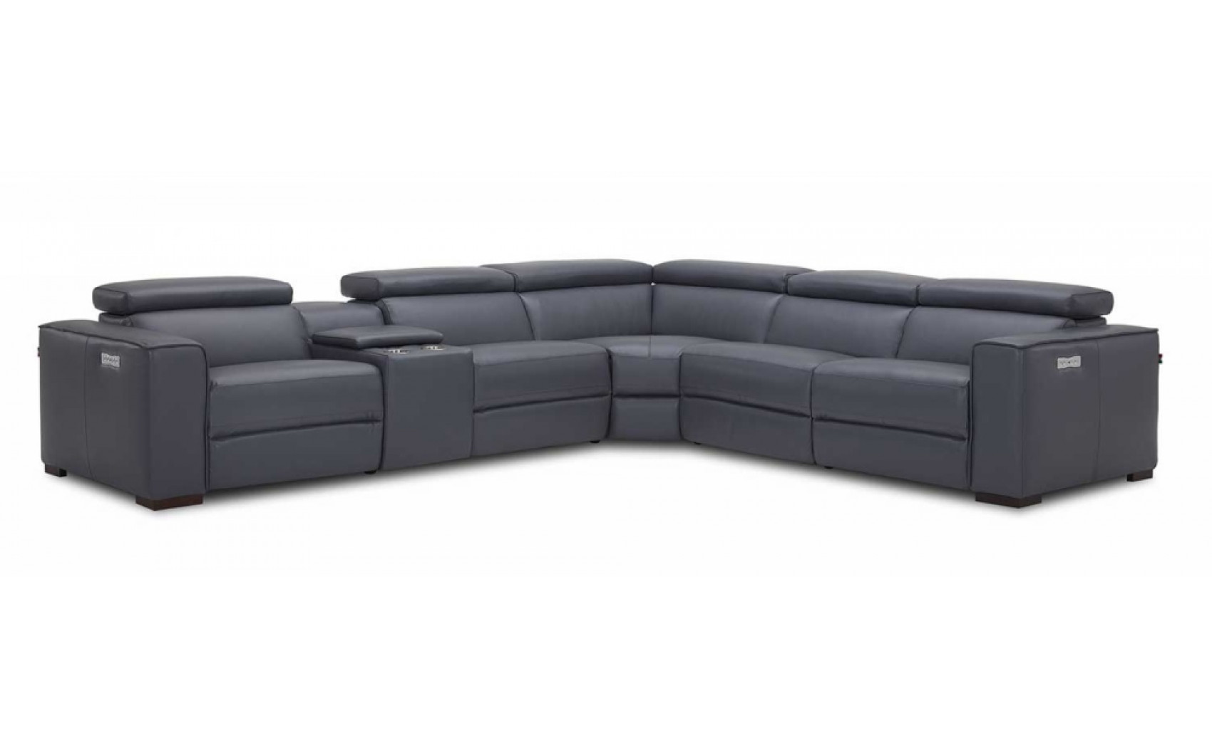 Picasso Motion Sectional Blue Grey J&M Furniture