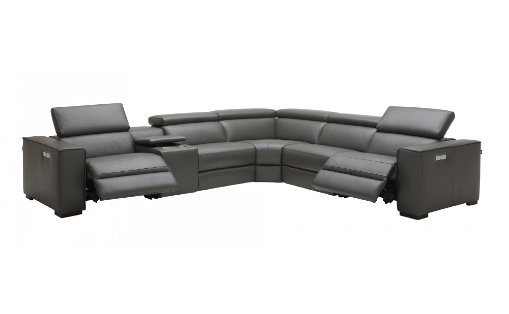 Picasso Motion Sectional Dark Grey J&M Furniture
