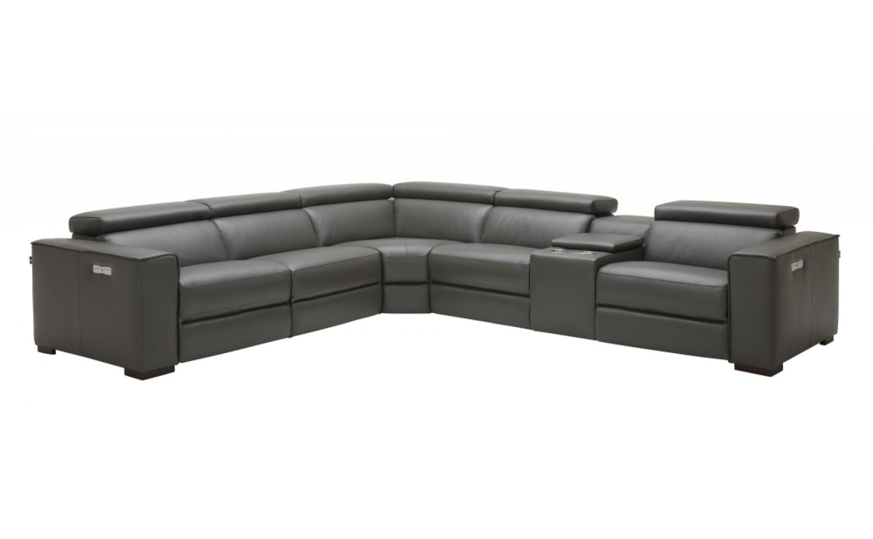 Picasso Motion Sectional Dark Grey J&M Furniture