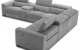 Picasso 6PC Motion Light Grey Sectional J&M Furniture