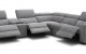 Picasso 6PC Motion Light Grey Sectional J&M Furniture