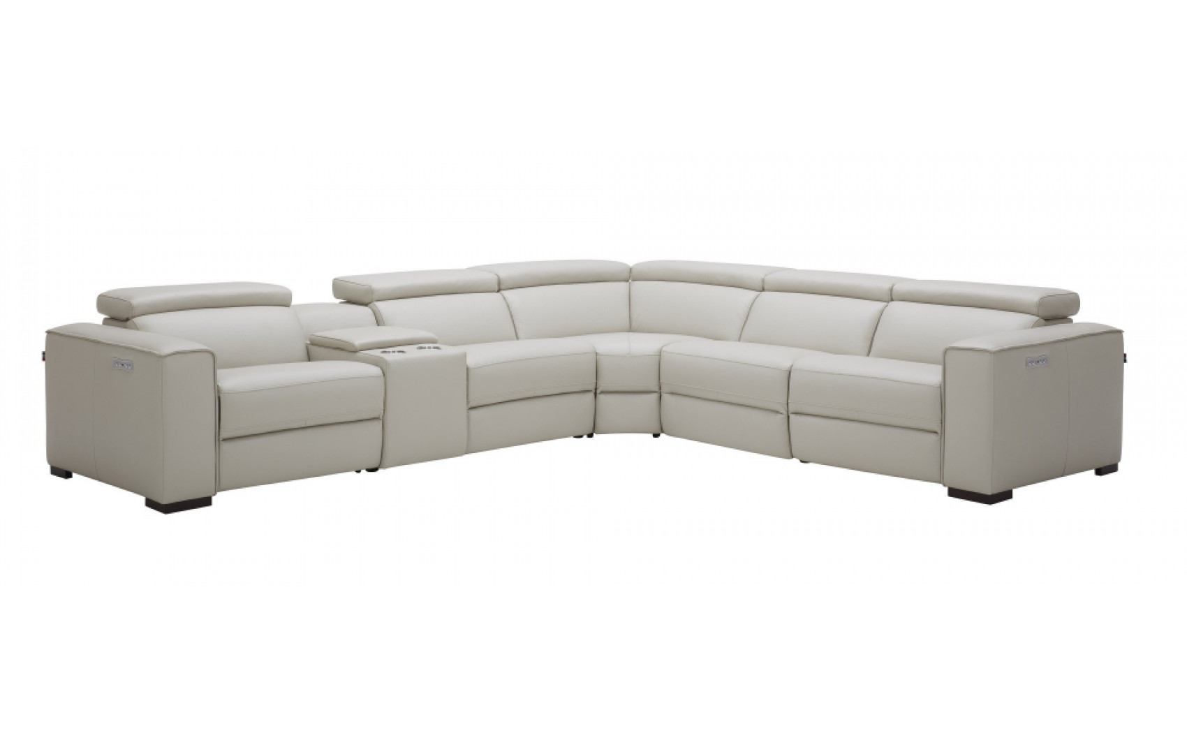 Picasso Motion Sectional Silver Grey J&M Furniture