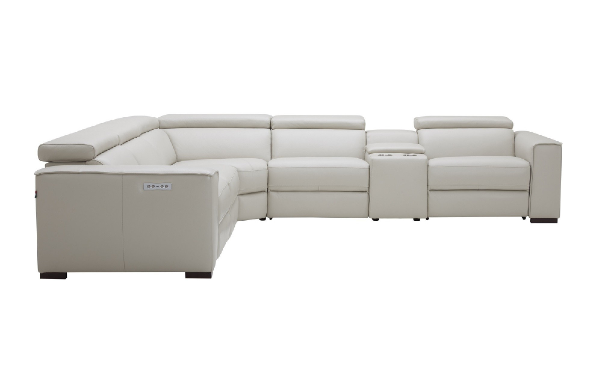 Picasso Motion Sectional Silver Grey J&M Furniture JM