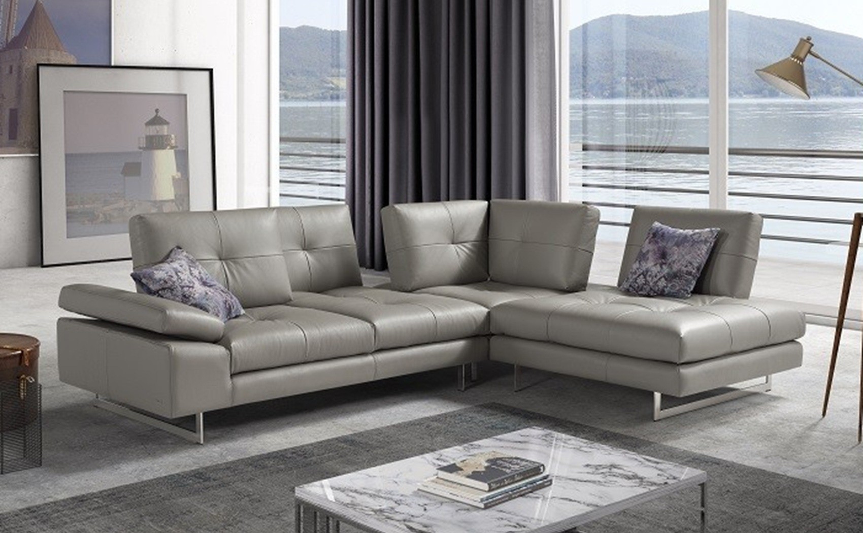 Prive Grey Sectional J&M Furniture