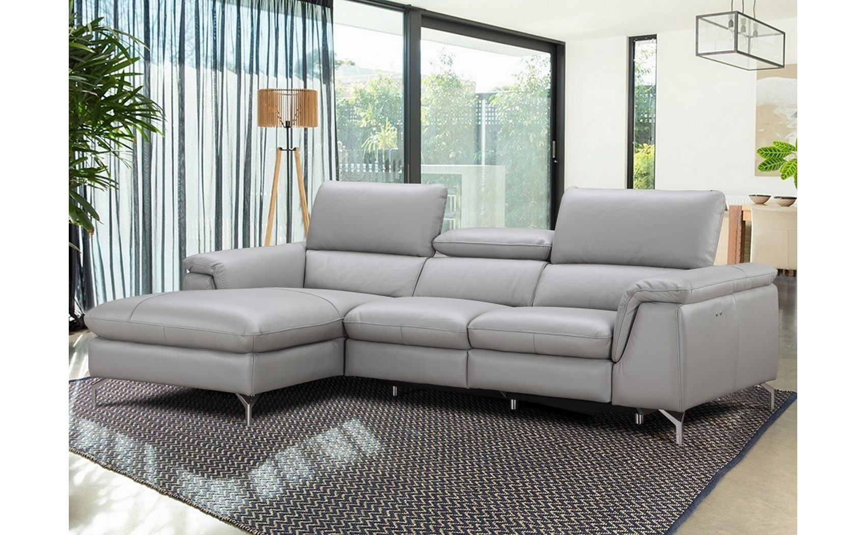 Serena Grey Sectional J&M Furniture