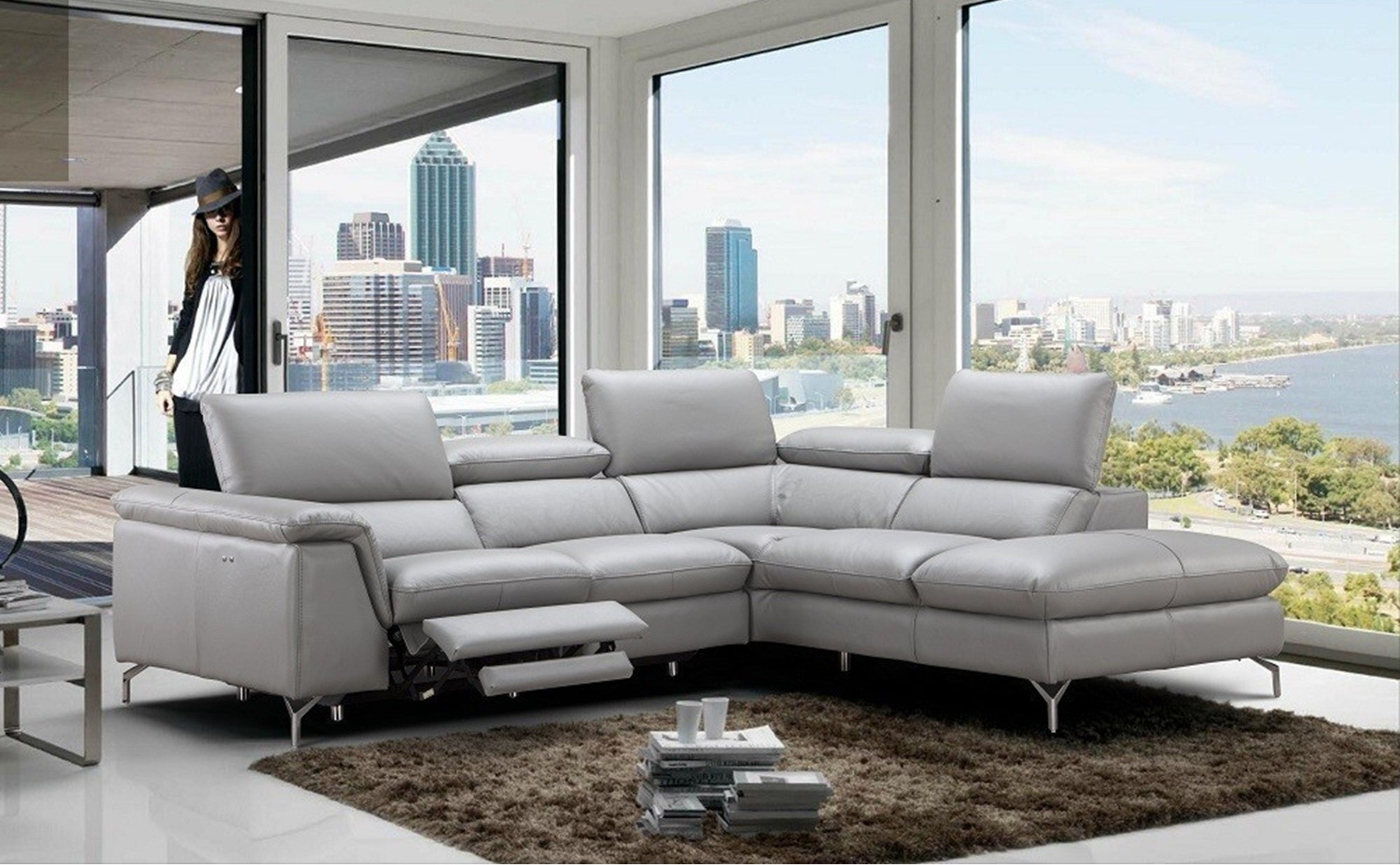 Viola Grey Sectional J&M Furniture