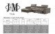 Viola Grey Sectional J&M Furniture