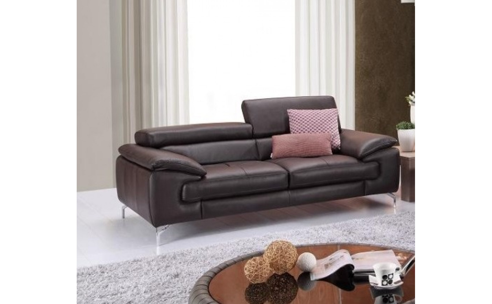 Jannette A973 Sofa Set Coffee J&M Furniture