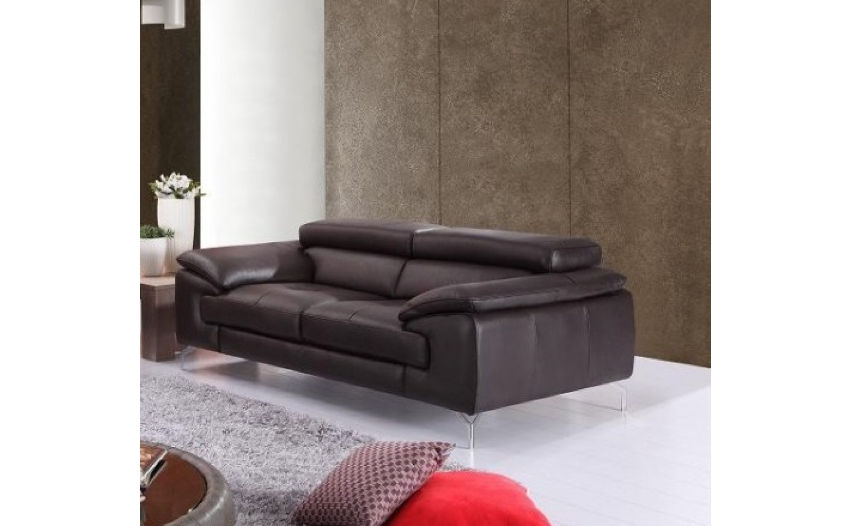 Jannette A973 Sofa Set Coffee J&M Furniture