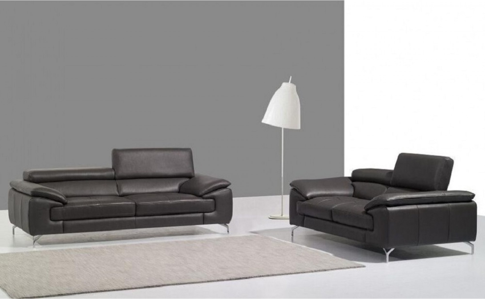 Jannette A973 Sofa Set Grey J&M Furniture