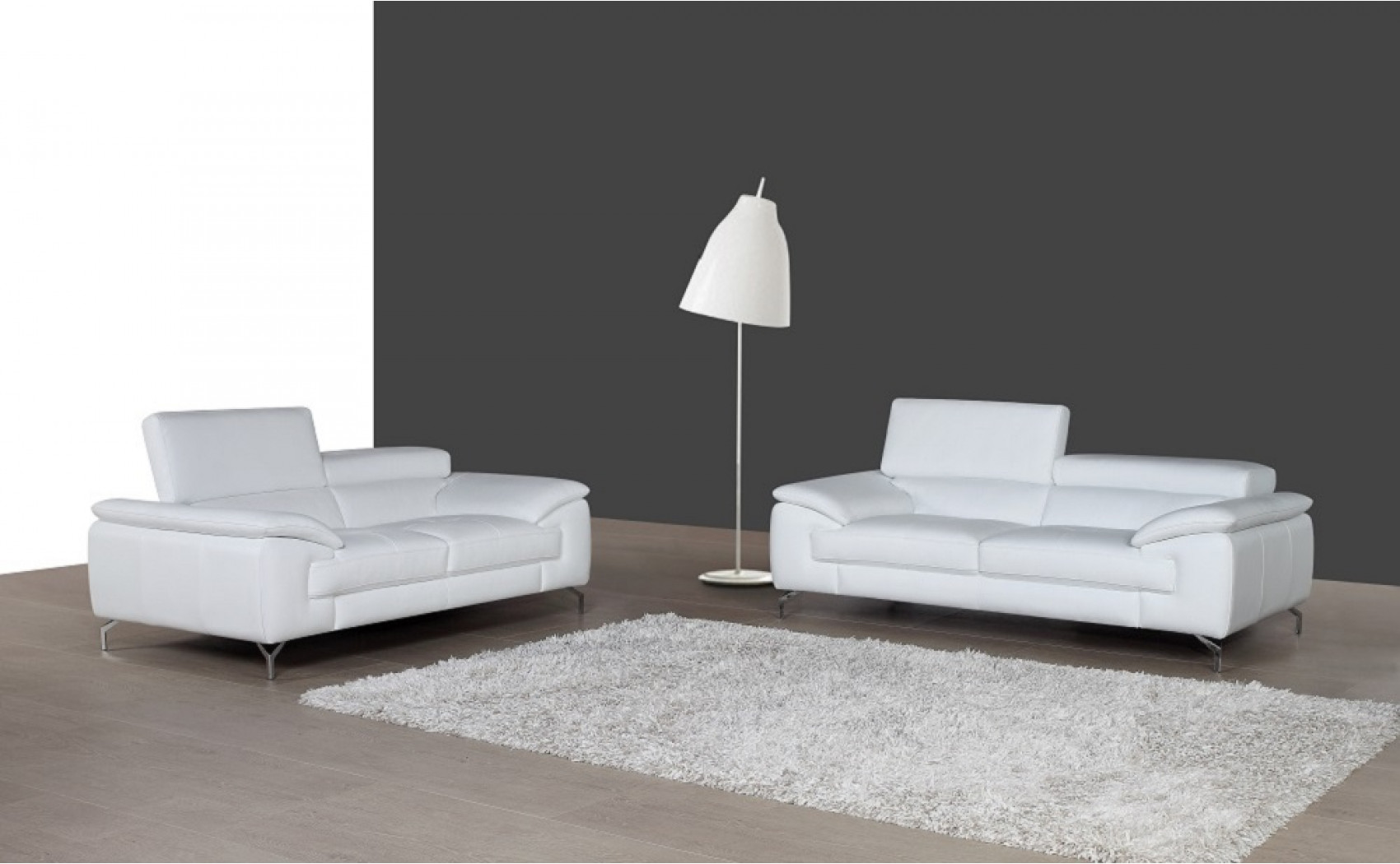 Jannette A973 Sofa Set White J&M Furniture