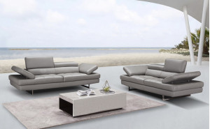Aurora Sofa Set Grey J&M Furniture