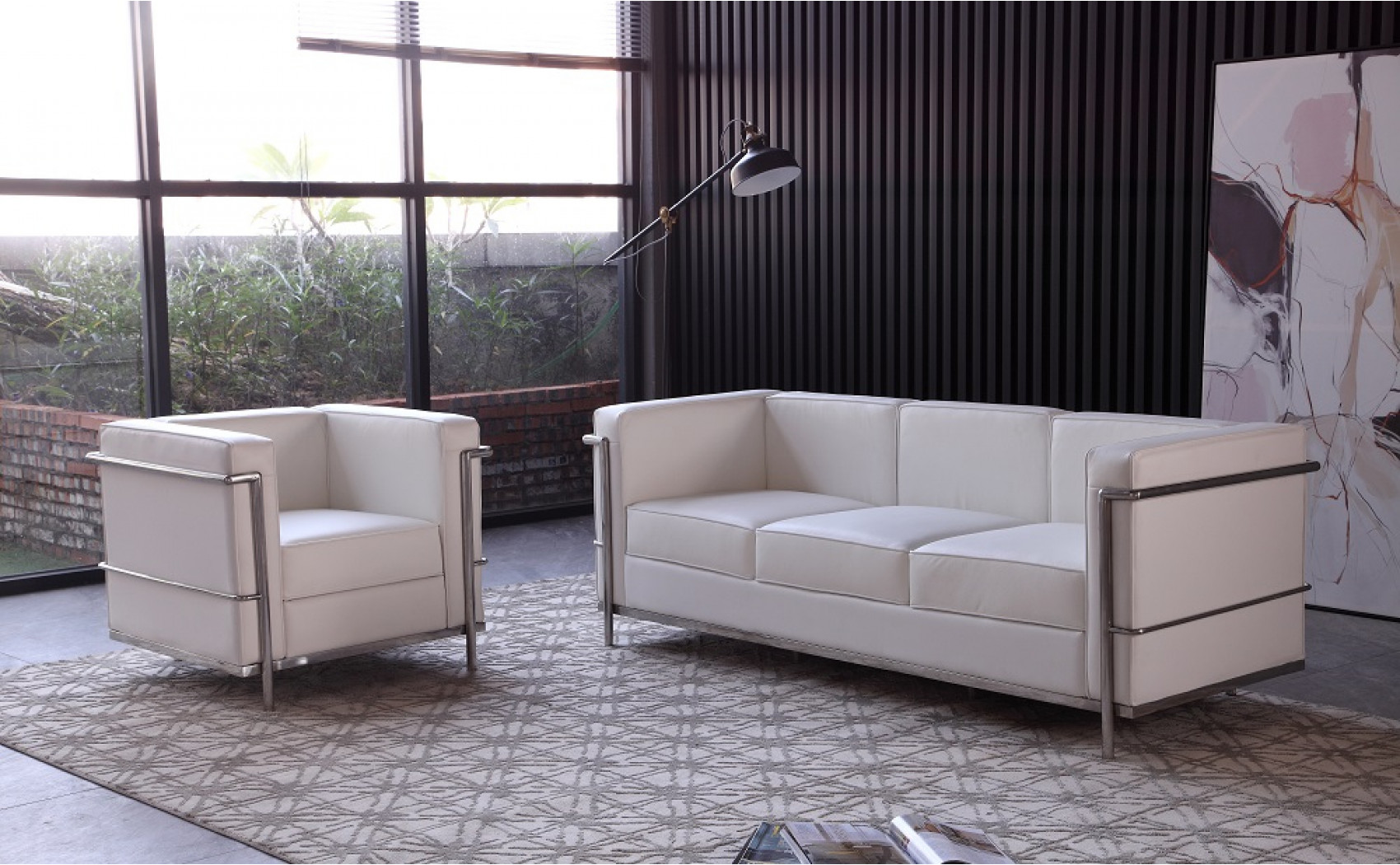 Cour Set Sofa White J&M Furniture