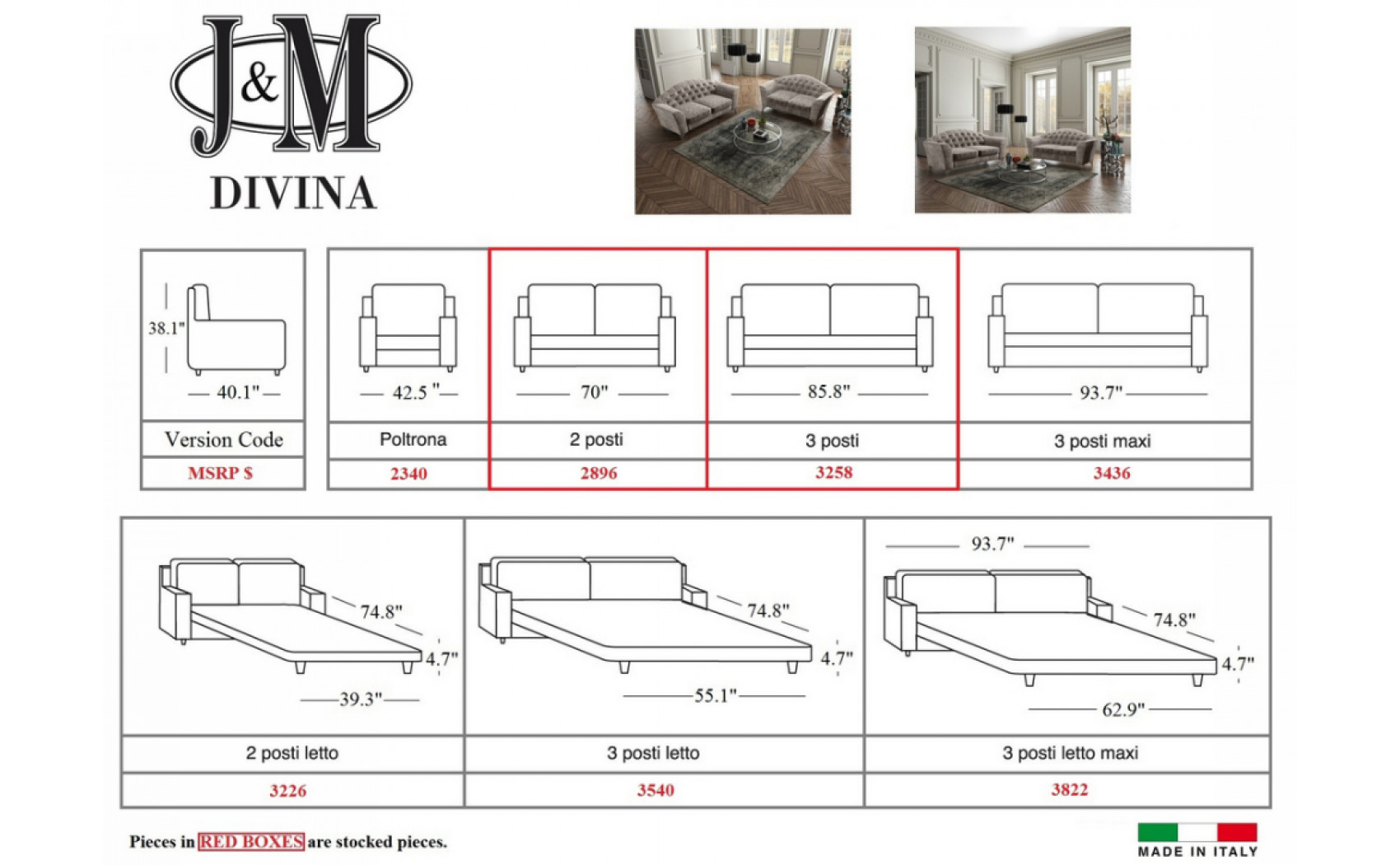 Divina Sofa Set Taupe J&M Furniture