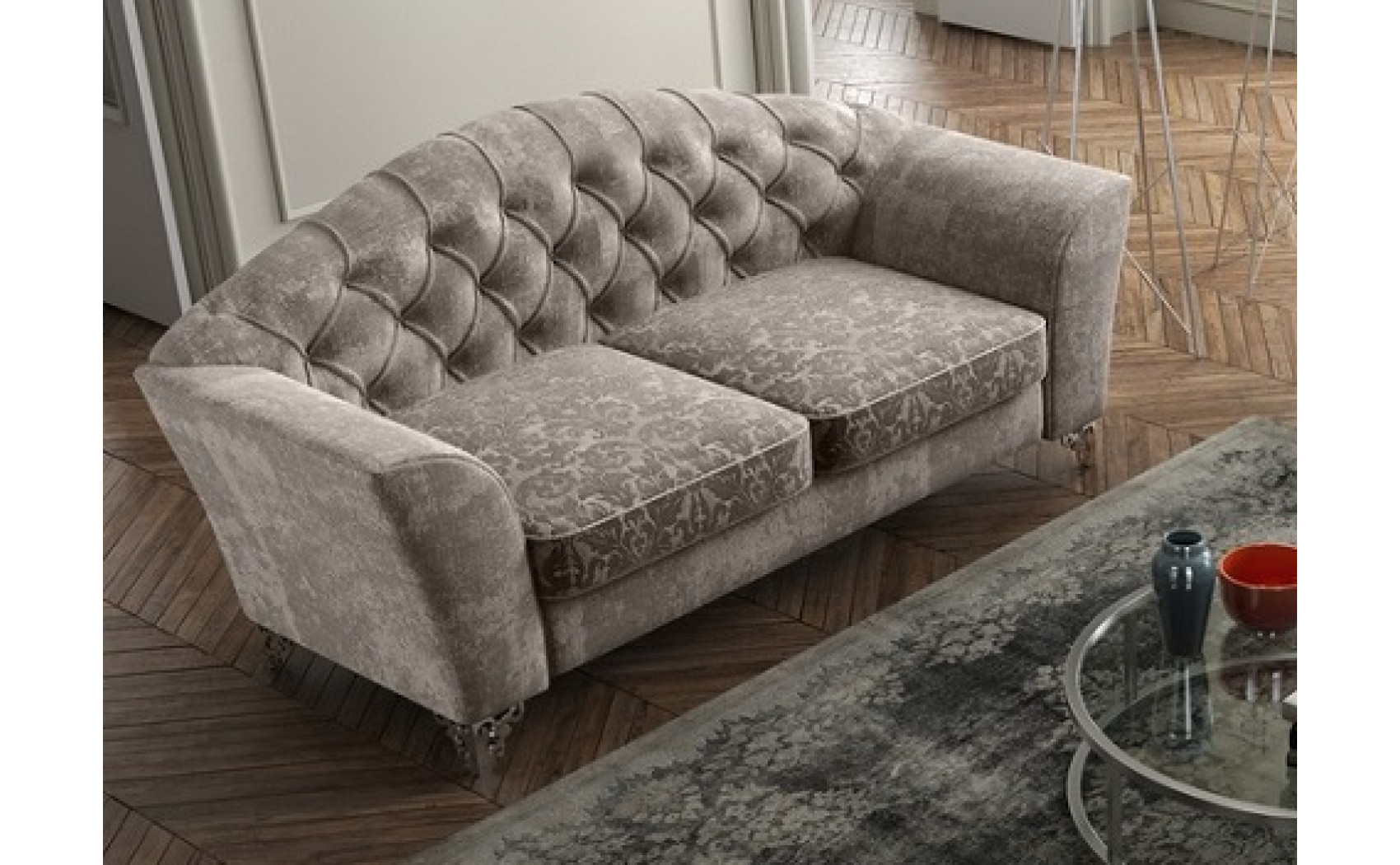 Divina Sofa Set Taupe J&M Furniture
