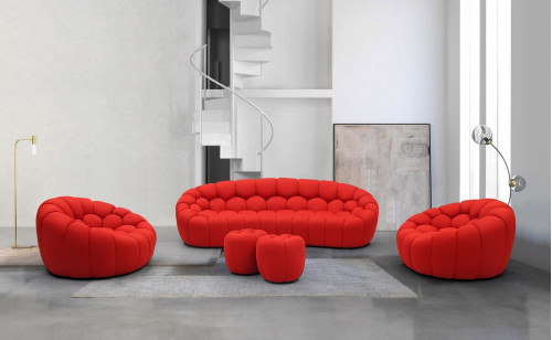 Fantasy Sofa Set Red J&M Furniture