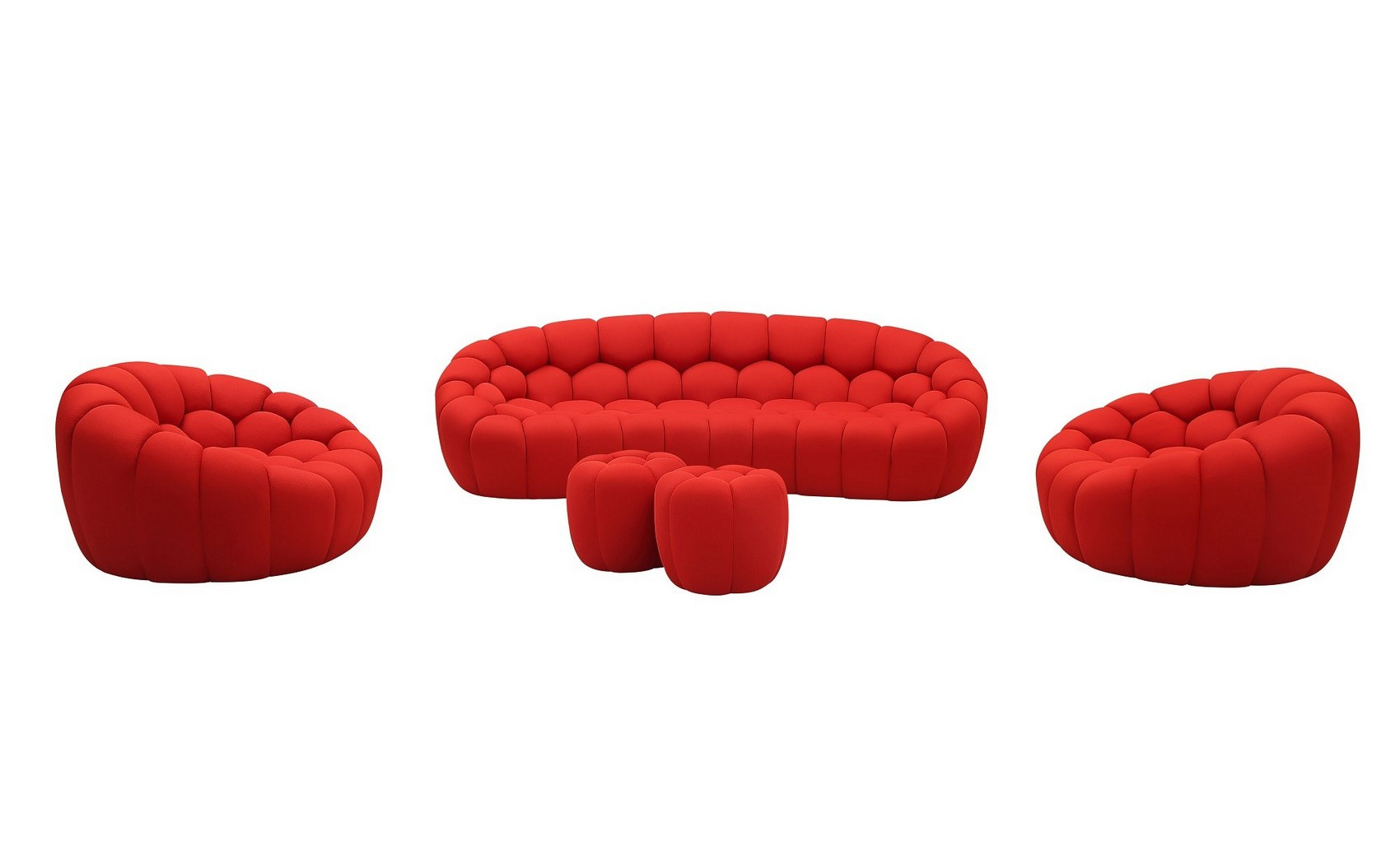 Fantasy Sofa Set Red J&M Furniture