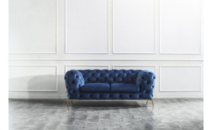Glamour Loveseat Blue J&M Furniture Glamour Loveseat Blue J&M Furniture