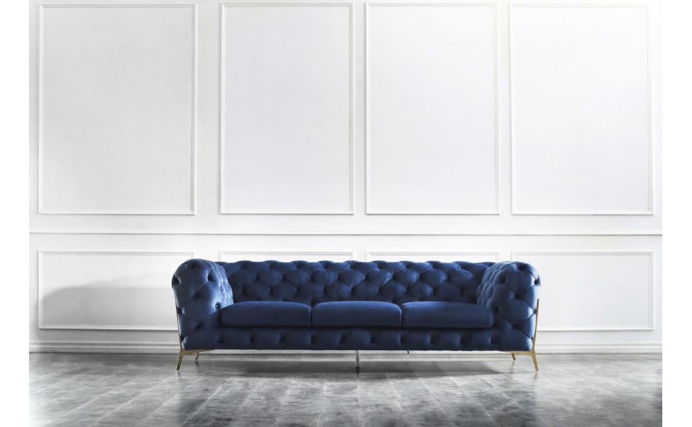 Glamour Chair Blue J&M Furniture