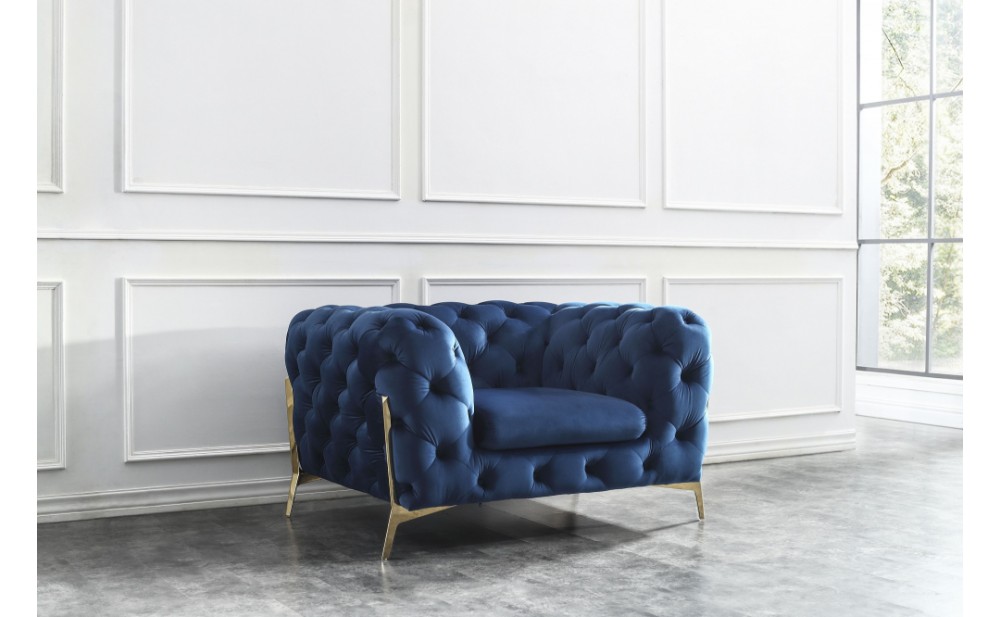 Glamour Sofa Set Blue J&M Furniture