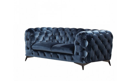 Glitz Loveseat Blue J&M Furniture