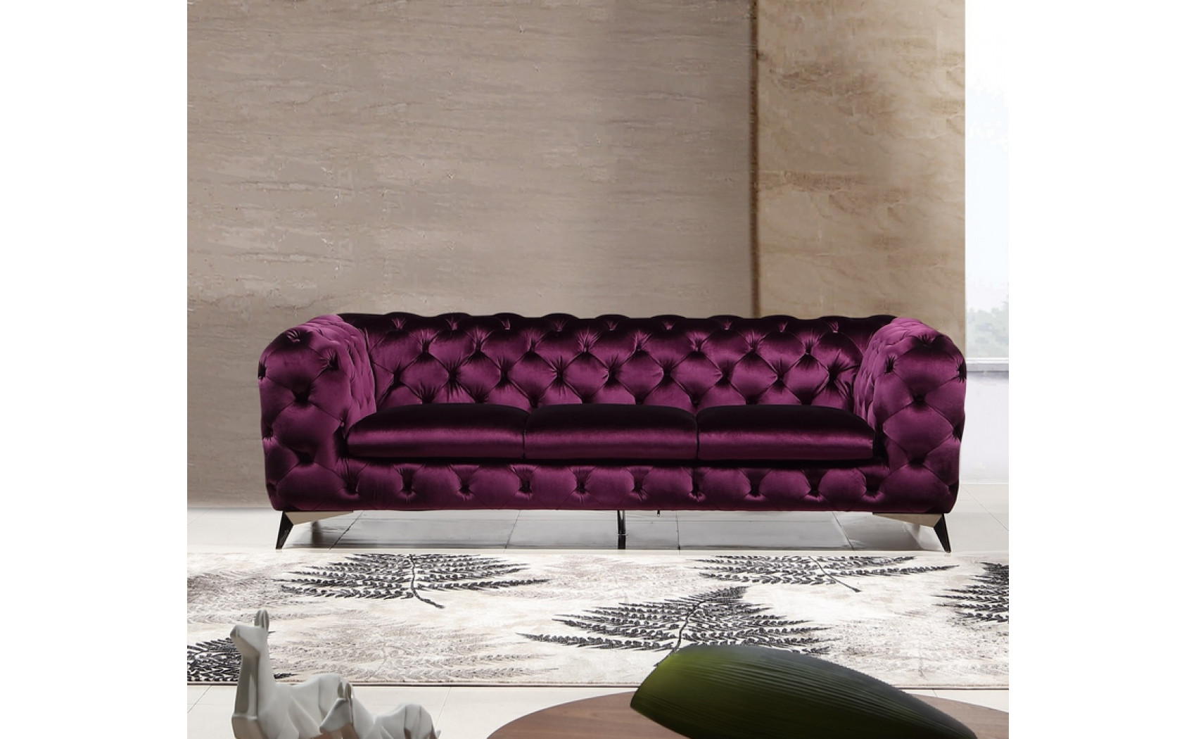 Glitz Sofa Set Purple J&M Furniture