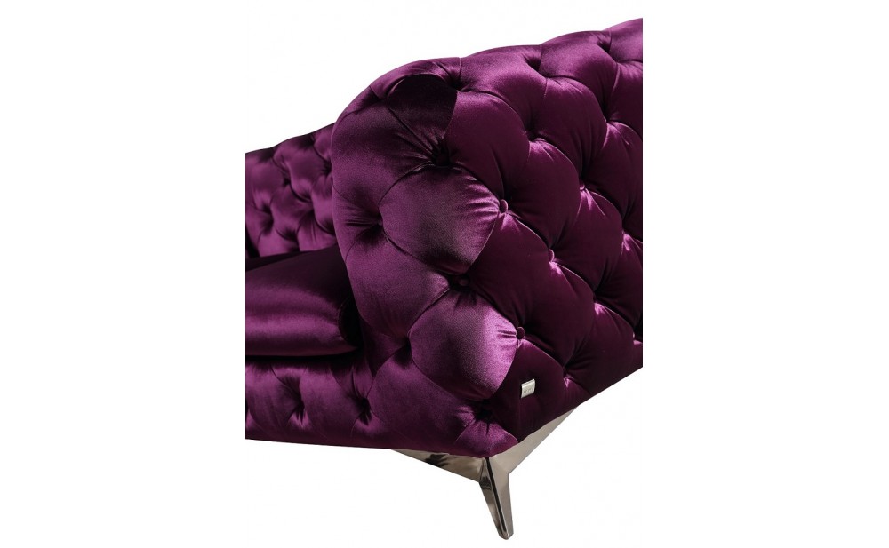 Glitz Loveseat Purple J&M Furniture