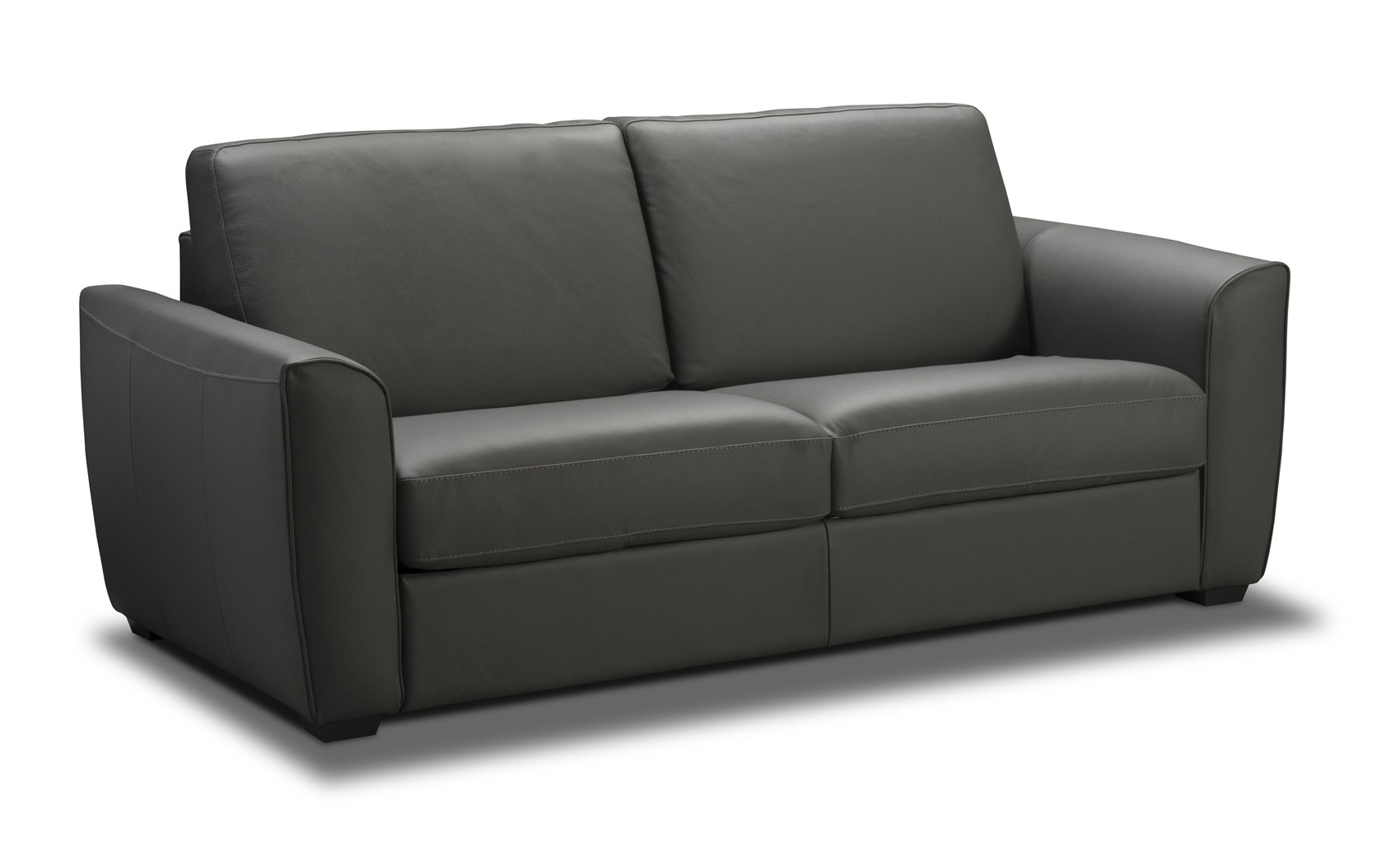 Jasper Sofa Bed Leather Grey J&M Furniture