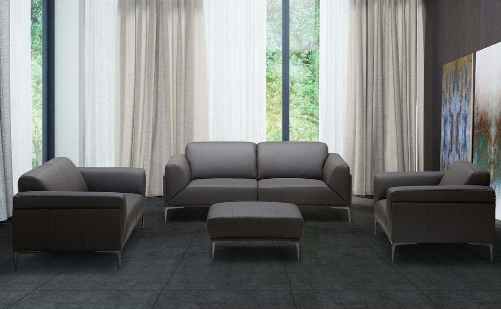 King Sofa Set Grey J&M Furniture