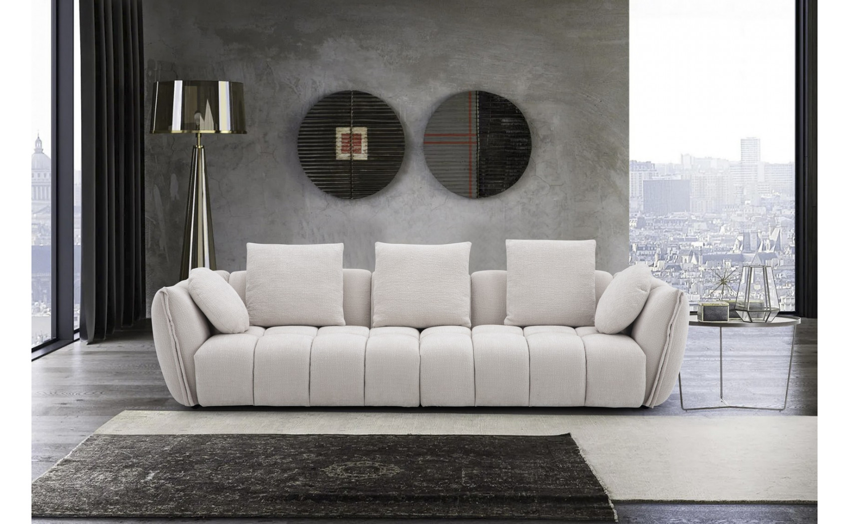 Lennox Sofa Set Off White J&M Furniture
