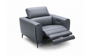 Lorenzo Chair Blue-Grey J&M Furniture Lorenzo Chair Blue-Grey J&M Furniture