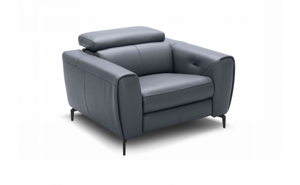 Lorenzo Chair Blue-Grey J&M Furniture