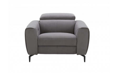 Lorenzo Chair Grey Fabric J&M Furniture