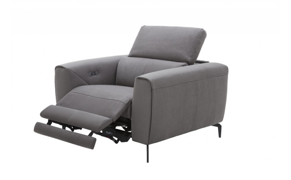 Lorenzo Chair Grey Fabric J&M Furniture