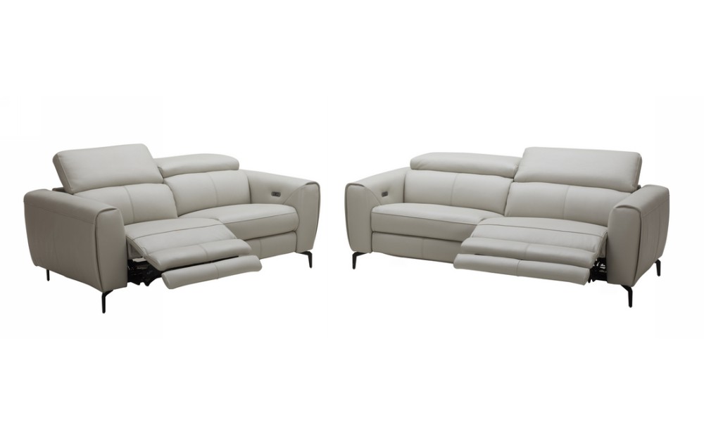 Lorenzo Sofa Light Grey J&M Furniture