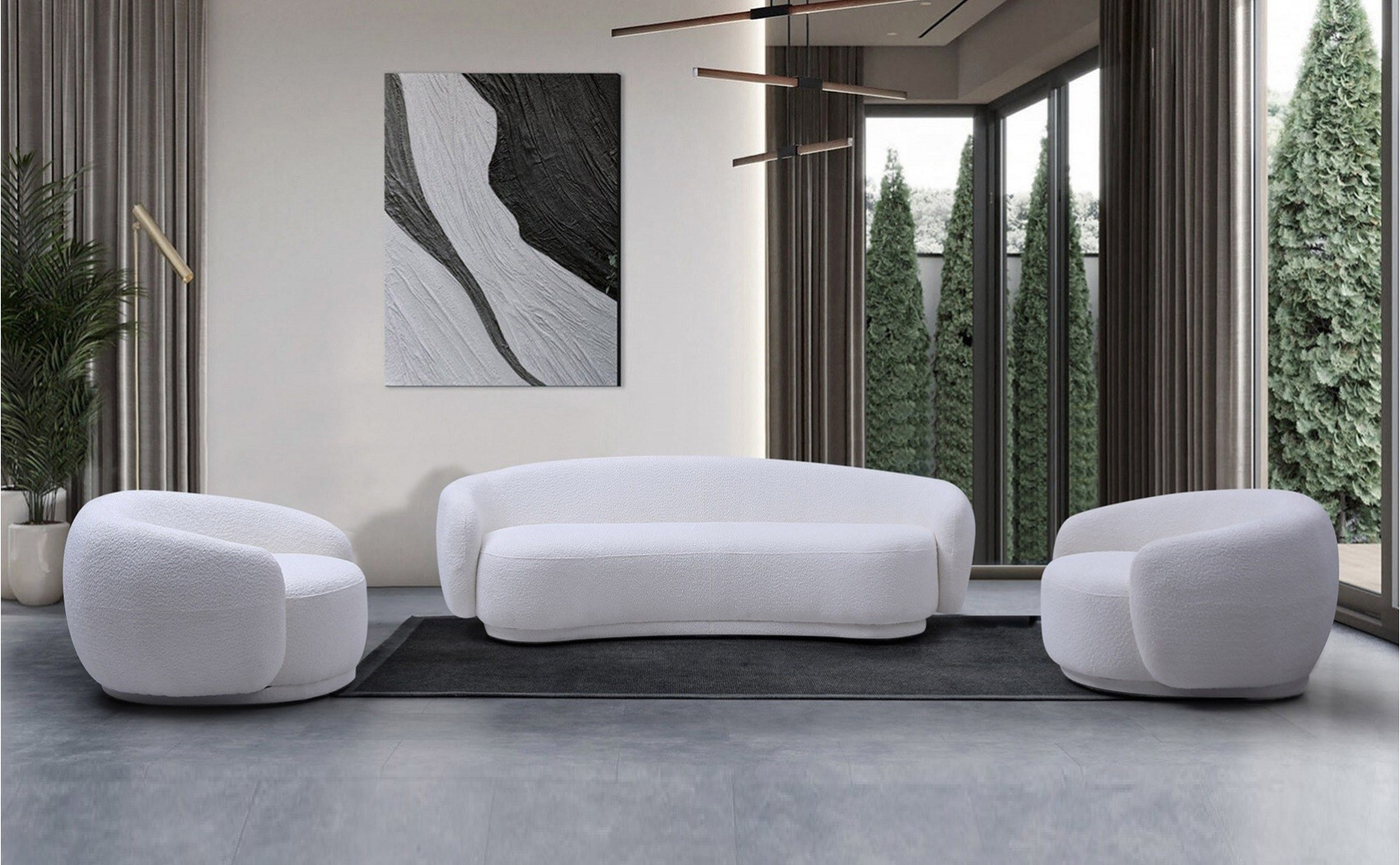 Lounge Sofa Set Off White J&M Furniture