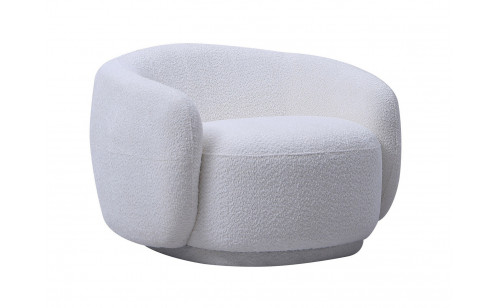 Lounge Chair Off White J&M Furniture