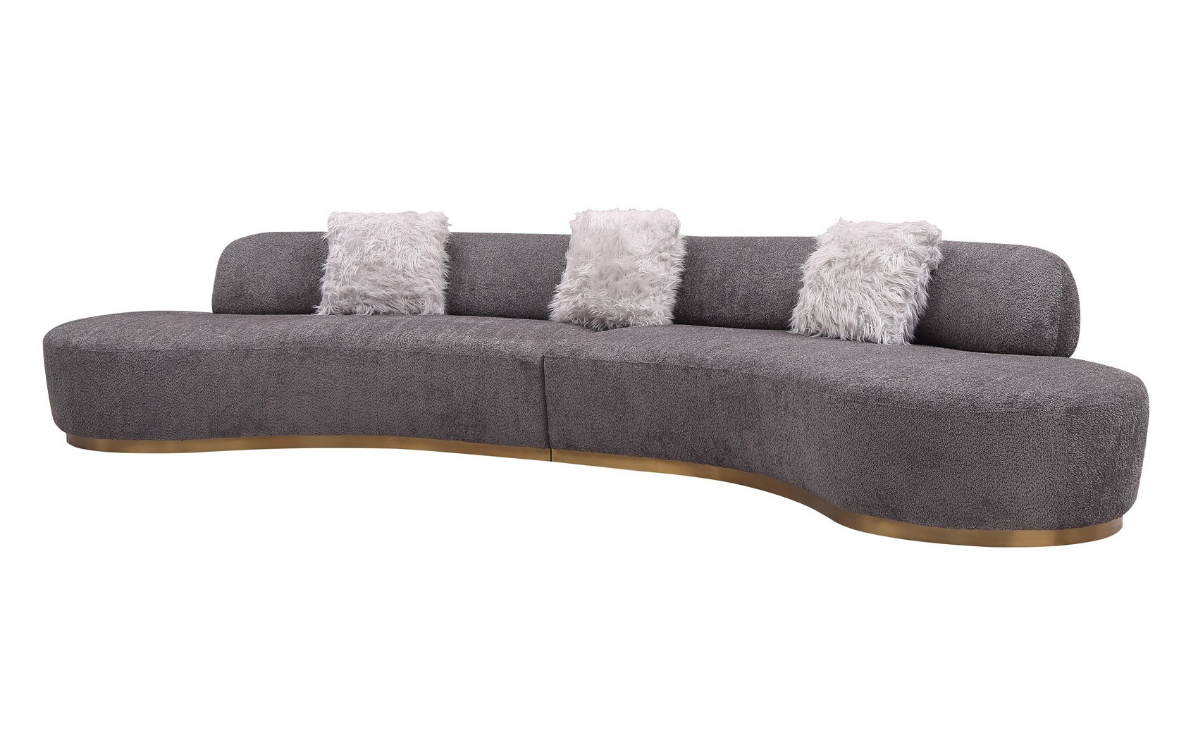 Moon Sectional Set Dark Grey J&M Furniture