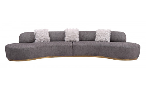 Moon Sectional Dark Grey J&M Furniture Moon Sectional Dark Grey J&M Furniture