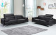 Nicolo Sofa Set Black J&M Furniture