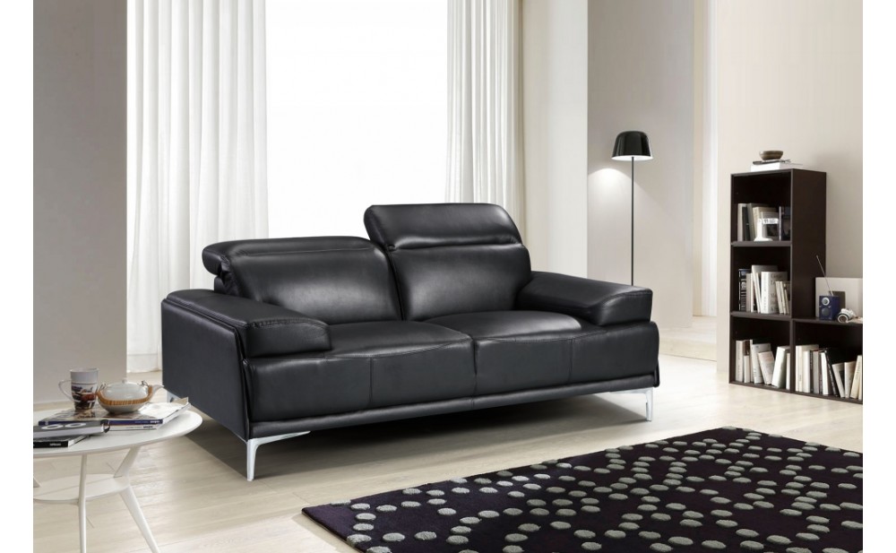 Nicolo Sofa Set Black J&M Furniture