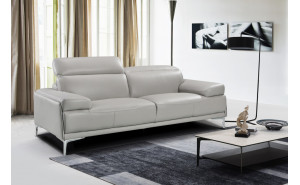 Nicolo Sofa Light Grey J&M Furniture Nicolo Sofa Light Grey J&M Furniture