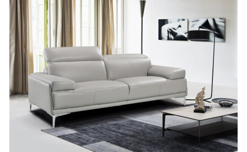 Nicolo Sofa Light Grey J&M Furniture Nicolo Sofa Light Grey J&M Furniture