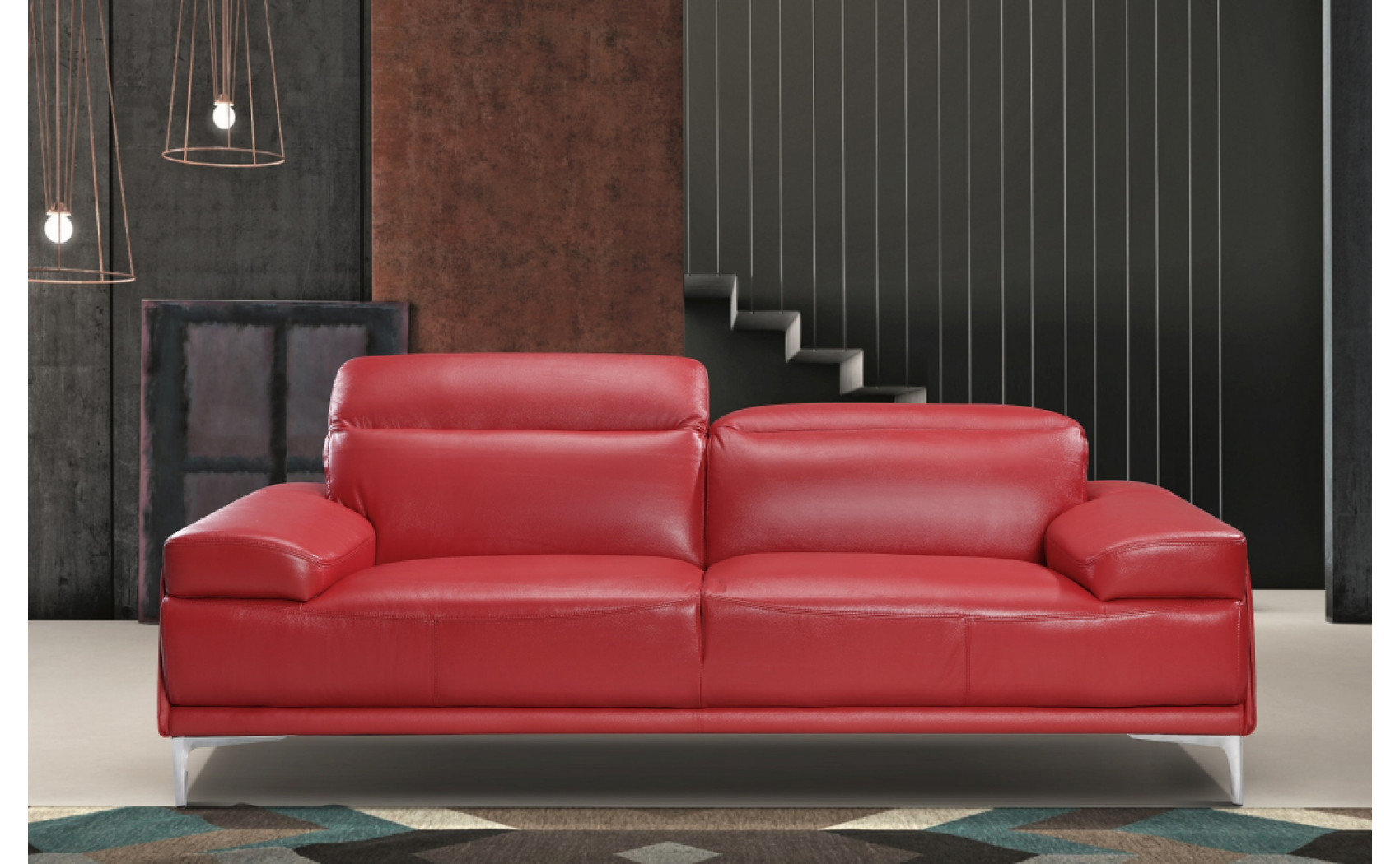 Nicolo Sofa Set Red J&M Furniture