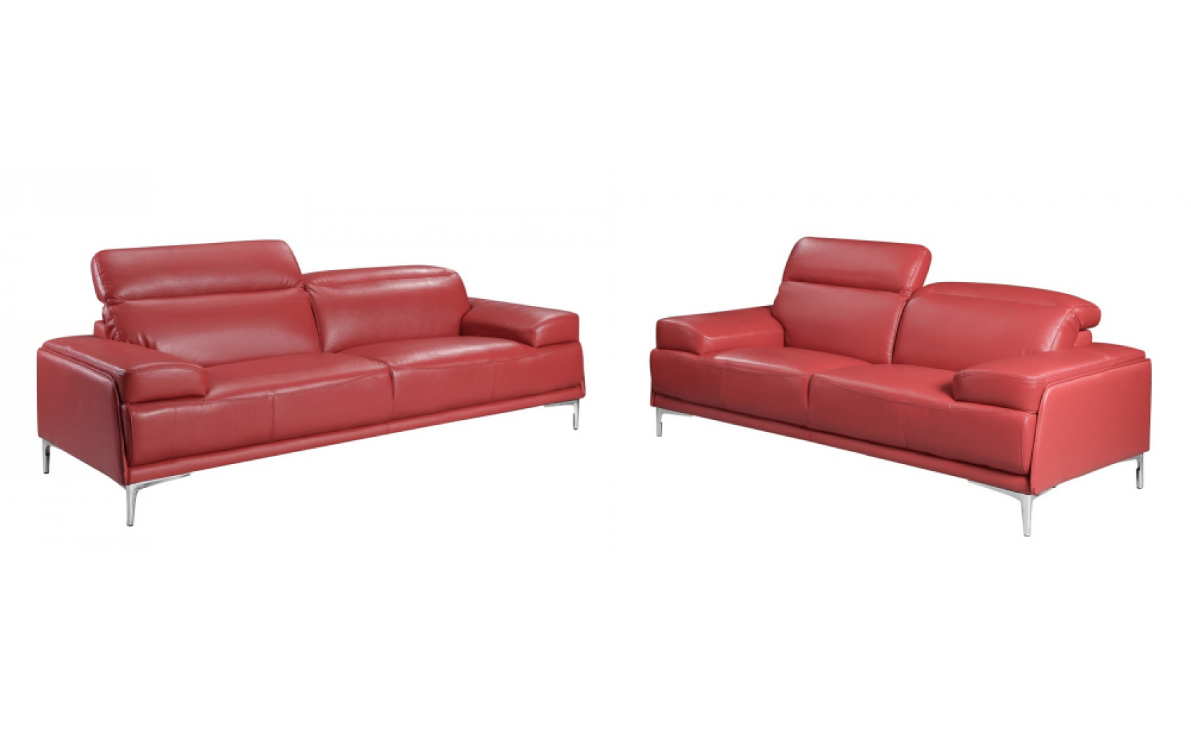 Nicolo Sofa Set Red J&M Furniture