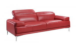 Nicolo Sofa Red J&M Furniture Nicolo Sofa Red J&M Furniture
