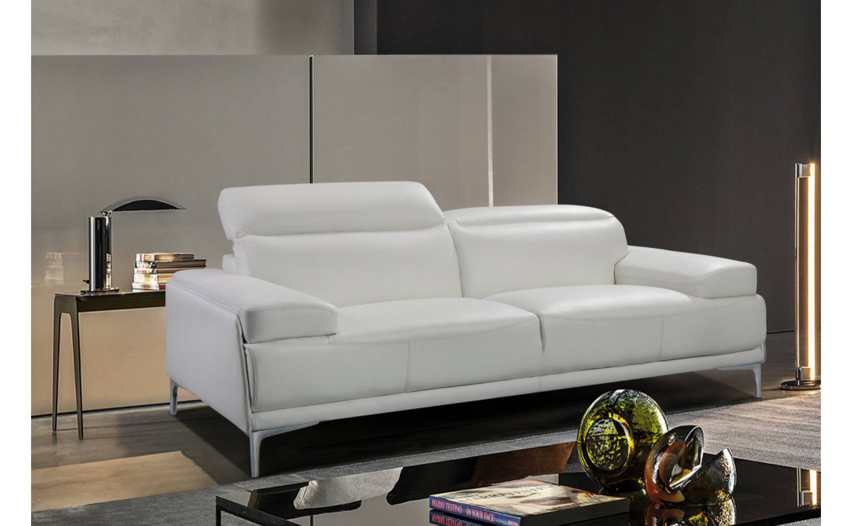 Nicolo Sofa Set White J&M Furniture