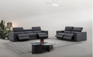 Picasso Sofa Set Blue Grey J&M Furniture Picasso Sofa Set Blue Grey J&M Furniture