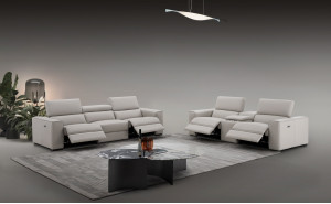 Picasso Sofa Set Silver Grey J&M Furniture Picasso Sofa Set Silver Grey J&M Furniture