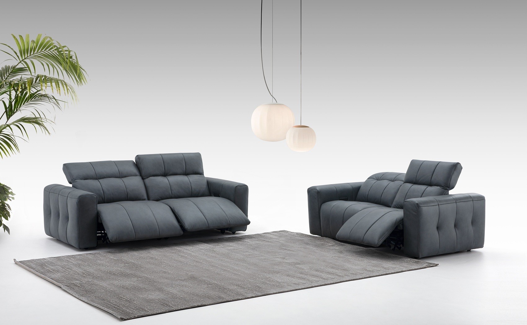 Prescott Sofa Set Dark Grey J&M Furniture